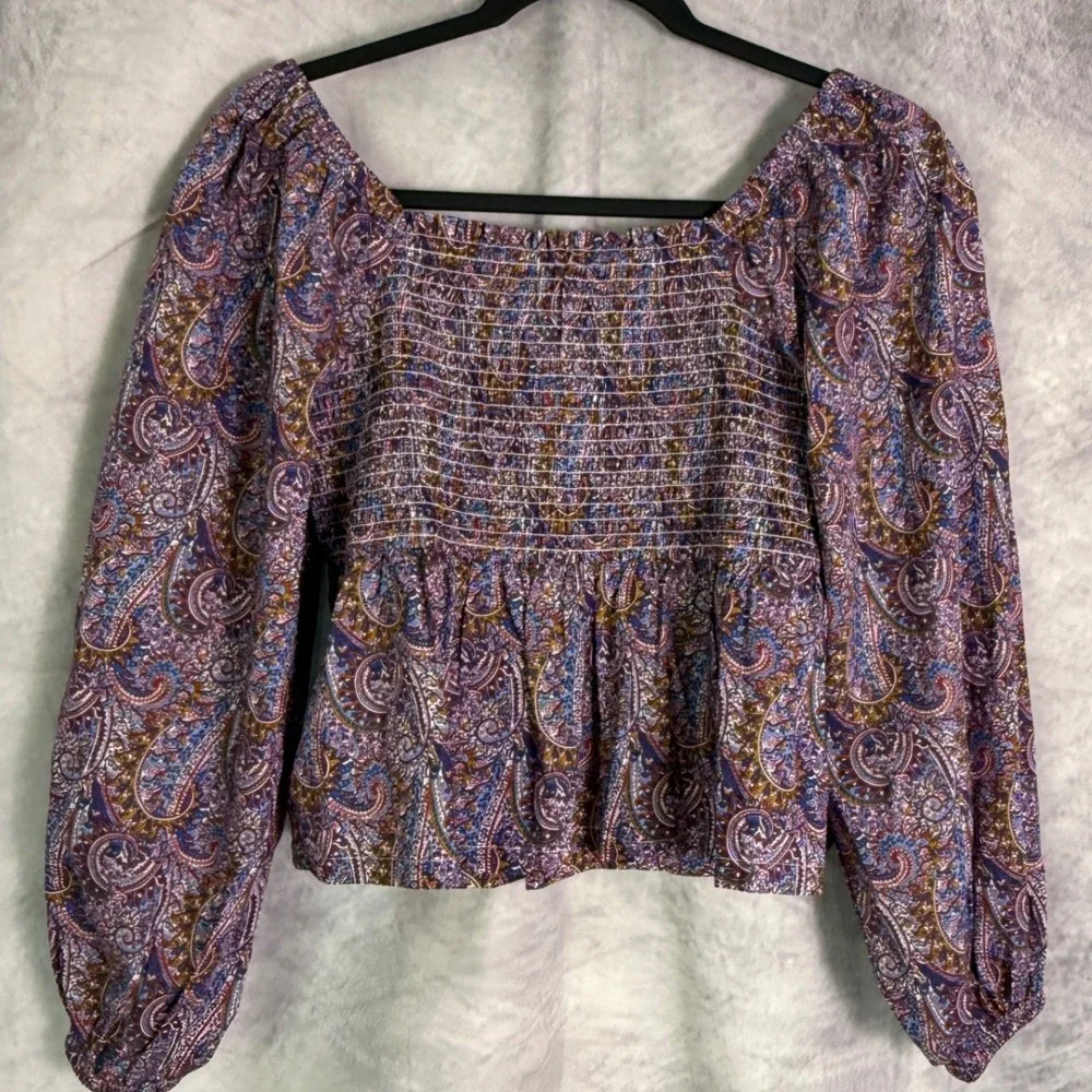J. Crew boho peasant